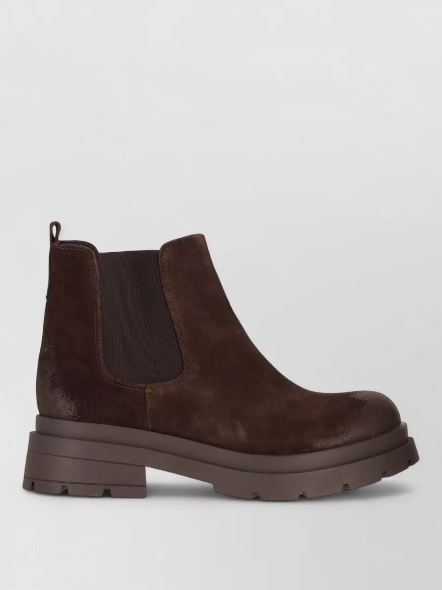 Parosh Calf Leather Chelsea Boots