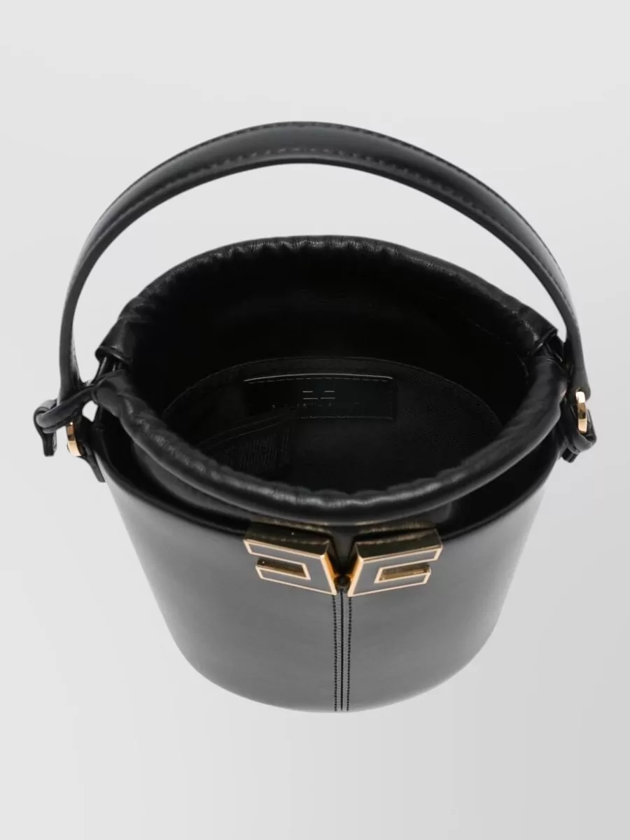 Elisabetta Franchi Logo Bucket Bag