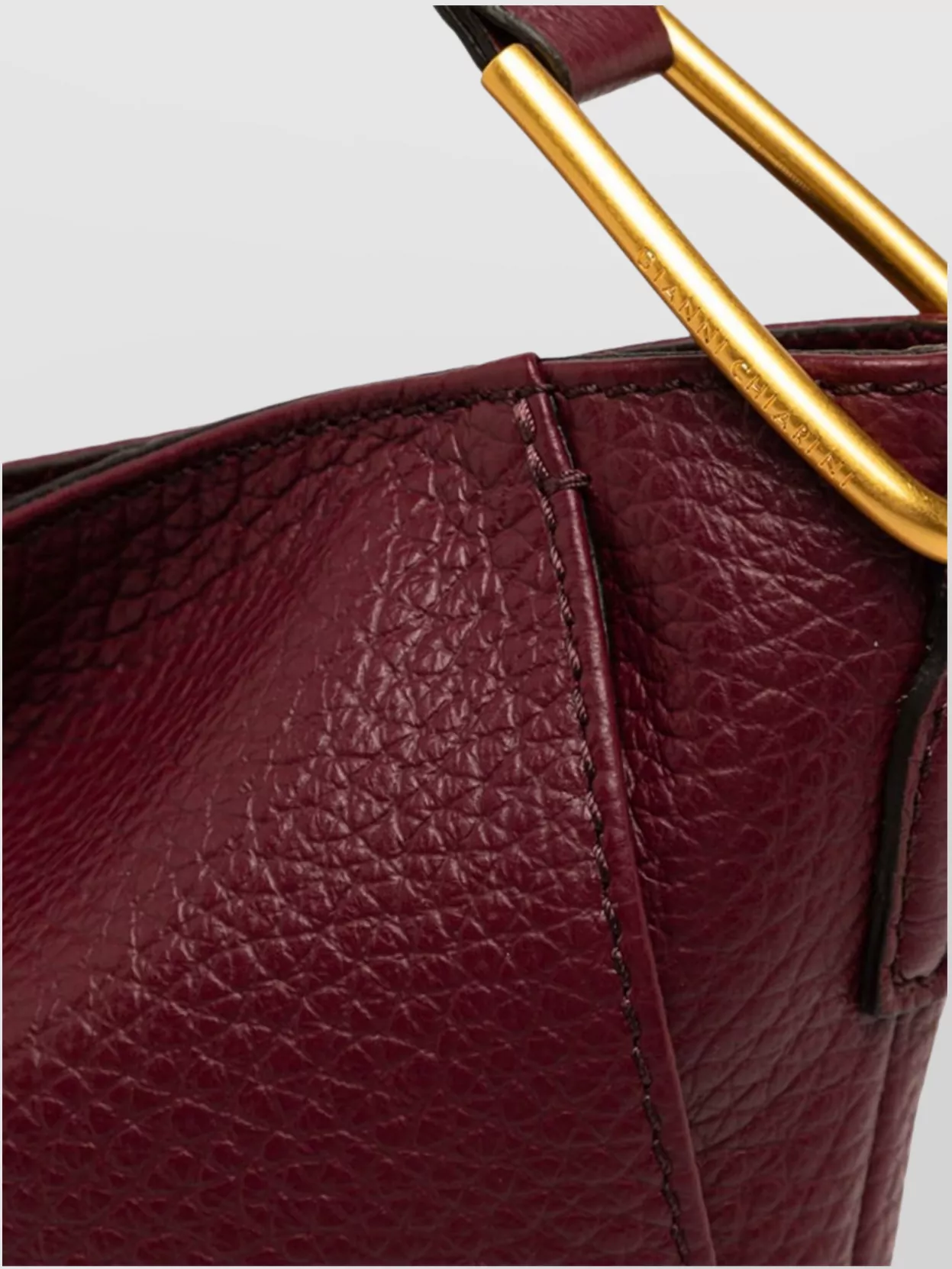 Gianni Chiarini Natasha Textured Leather Shoulder Bag