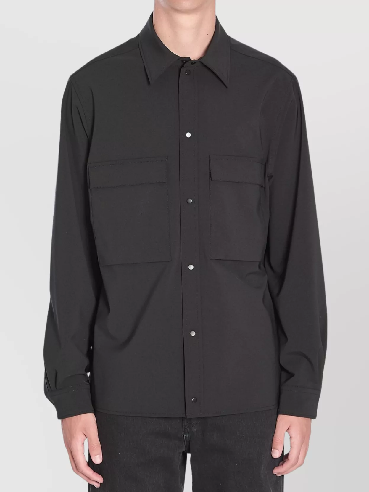 Moncler Technical Twill Fabric Shirt