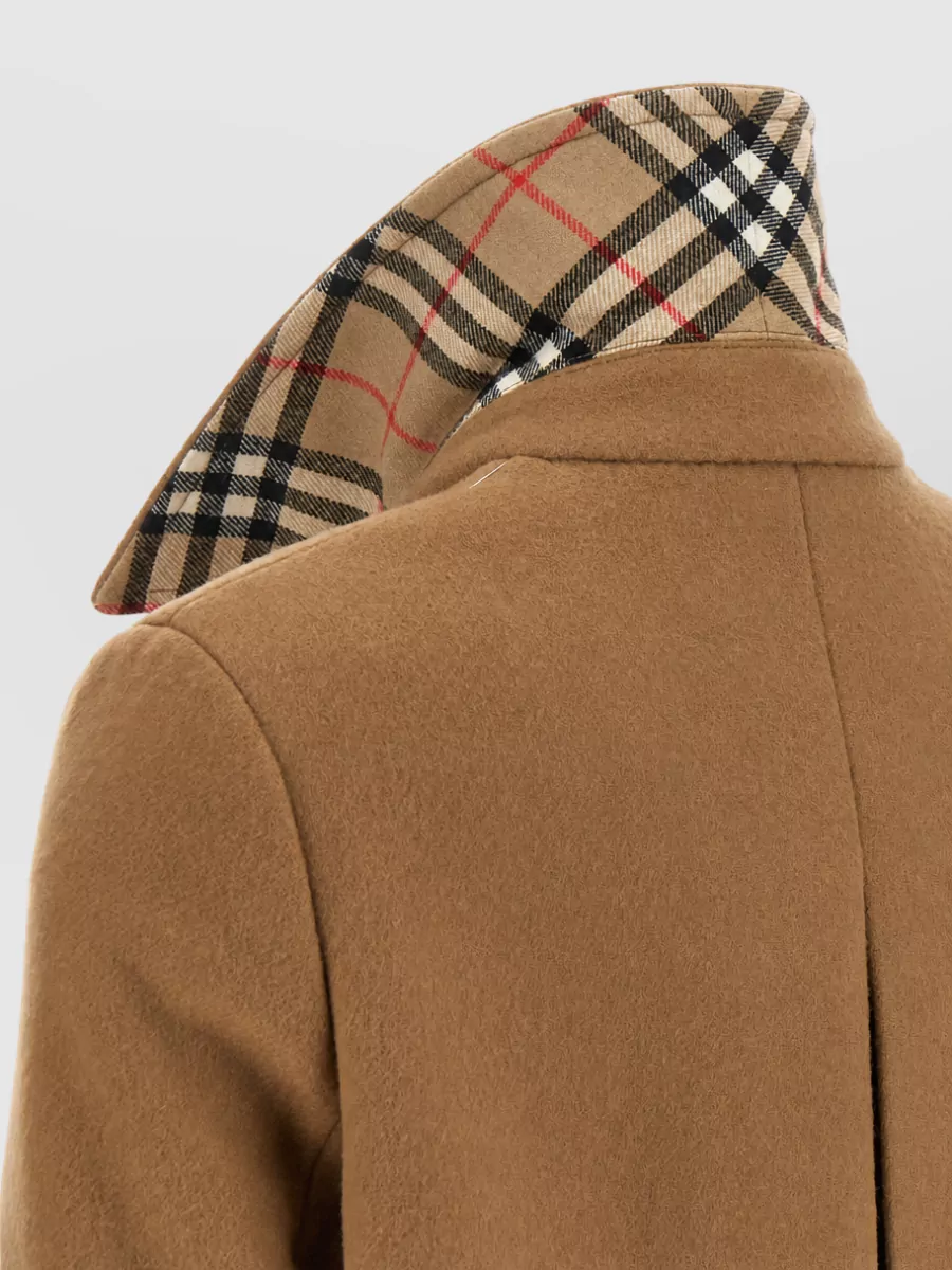 Burberry Cashmere Wool Fitted Coat