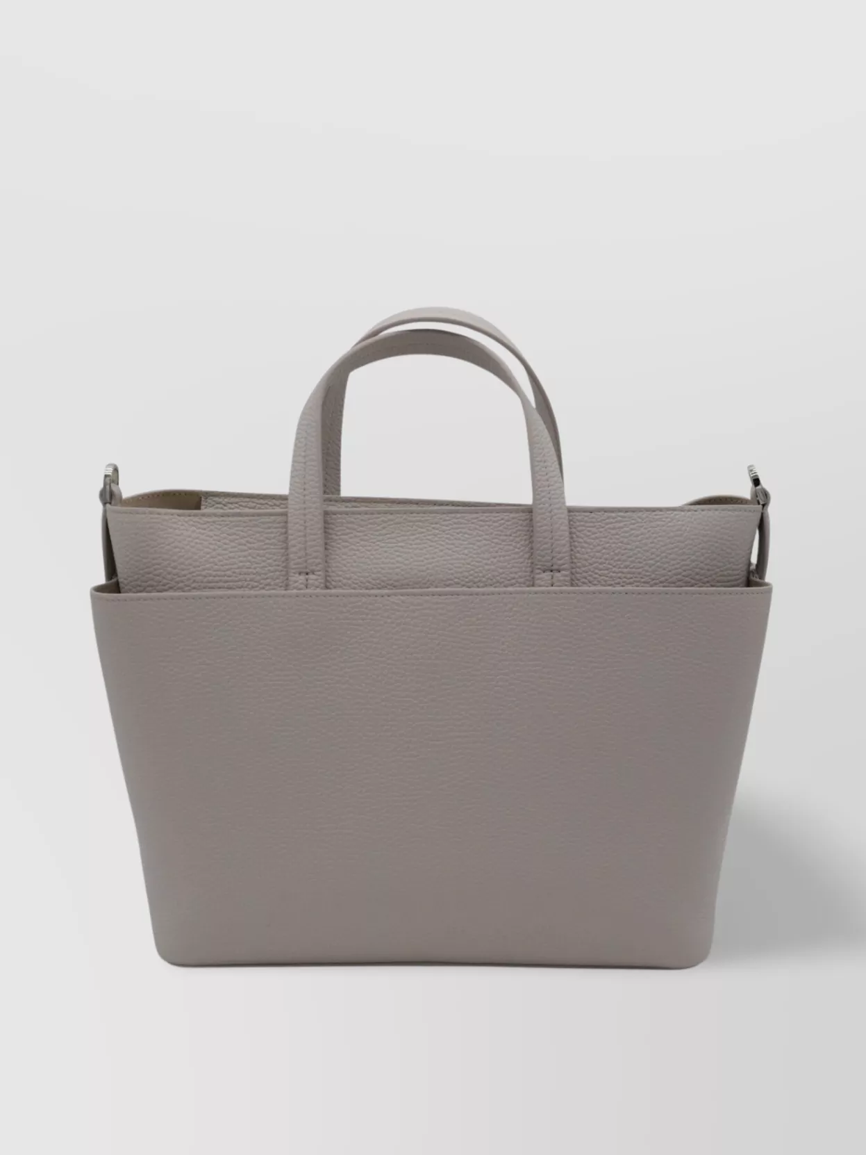 FABIANA FILIPPI DETACHABLE HANDLE TEXTURED RECTANGULAR TOTE BAG