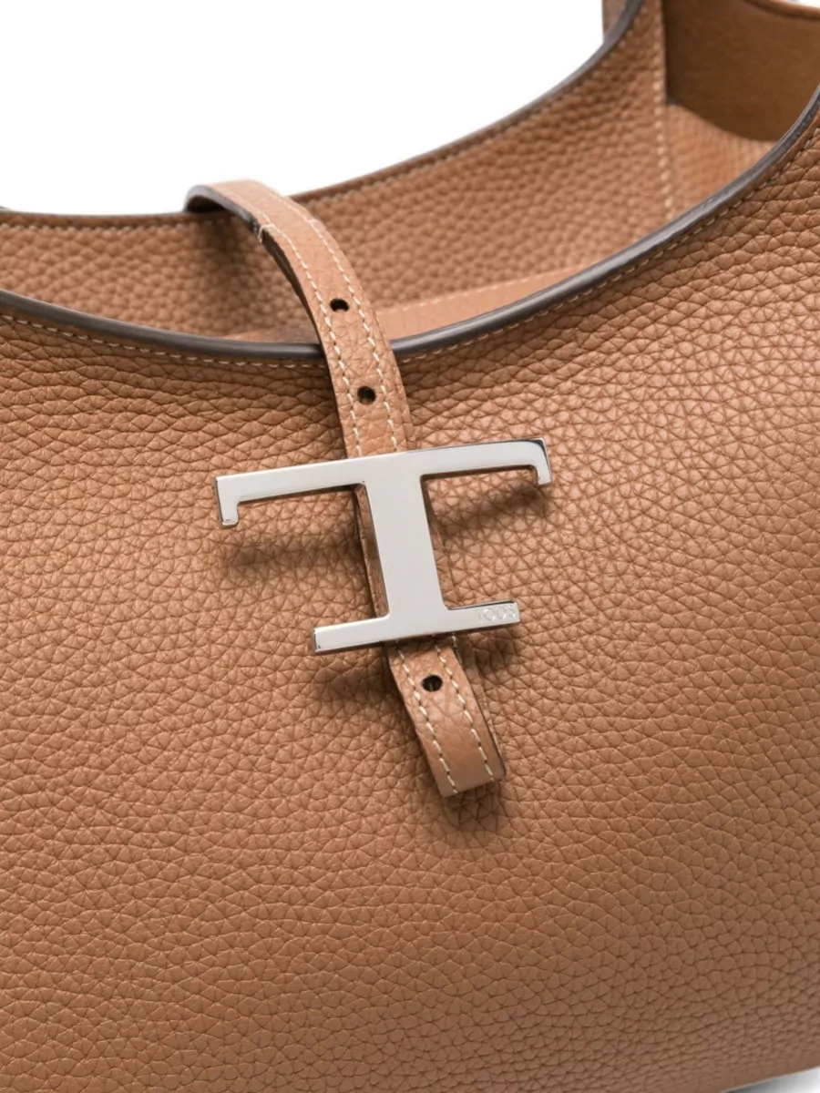 Tod's T Timeless Small Leather Tote Bag