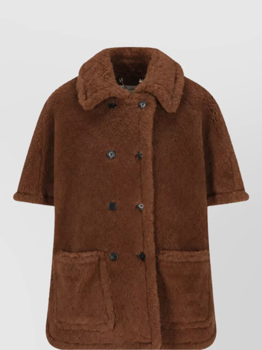 Max Mara cashmere alpaca silk cape