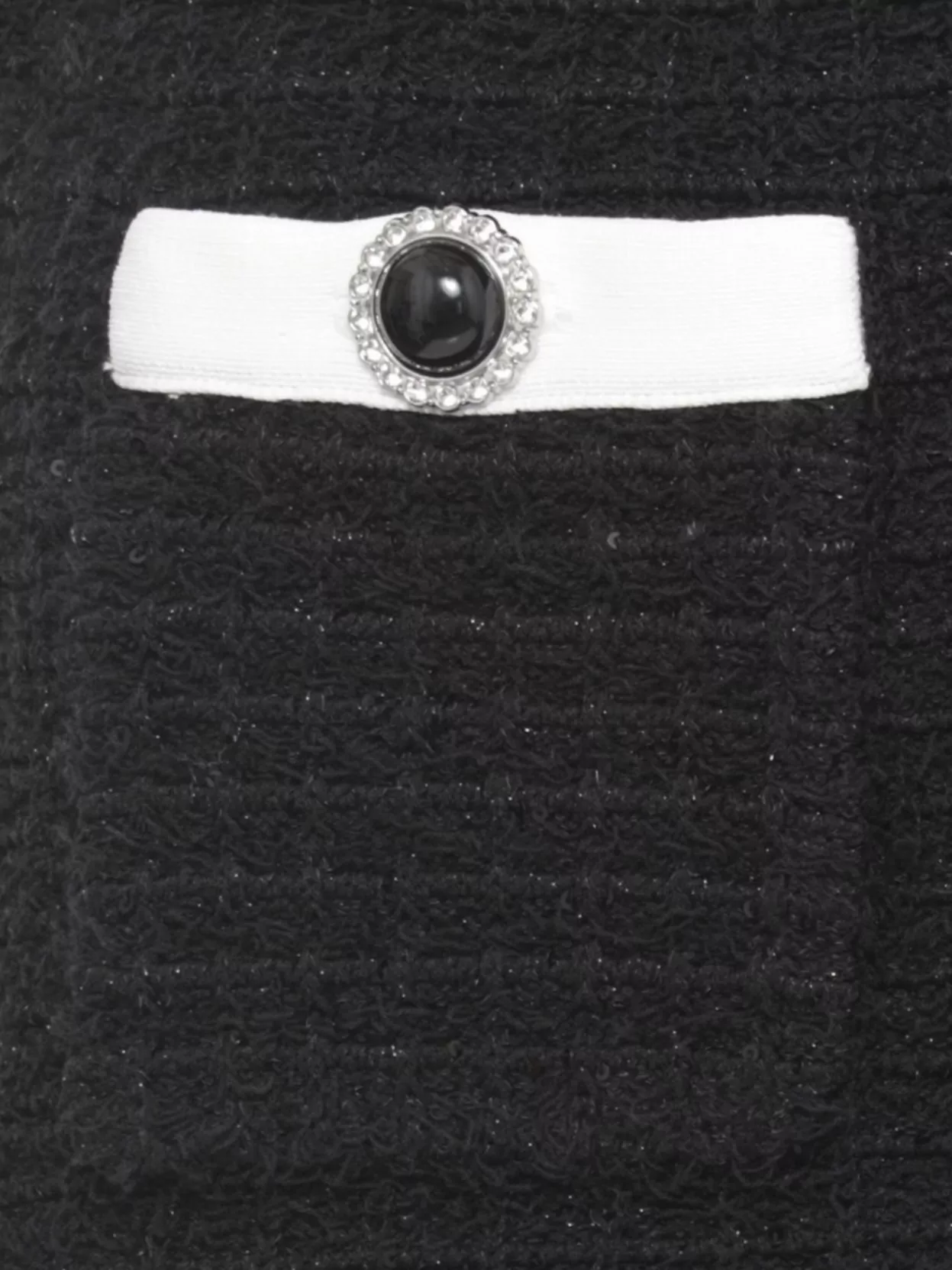 Self-Portrait Midi Skirt With Jewel Buttons And Pockets