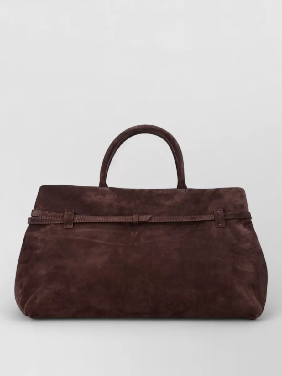Manu Atelier leather tote bag