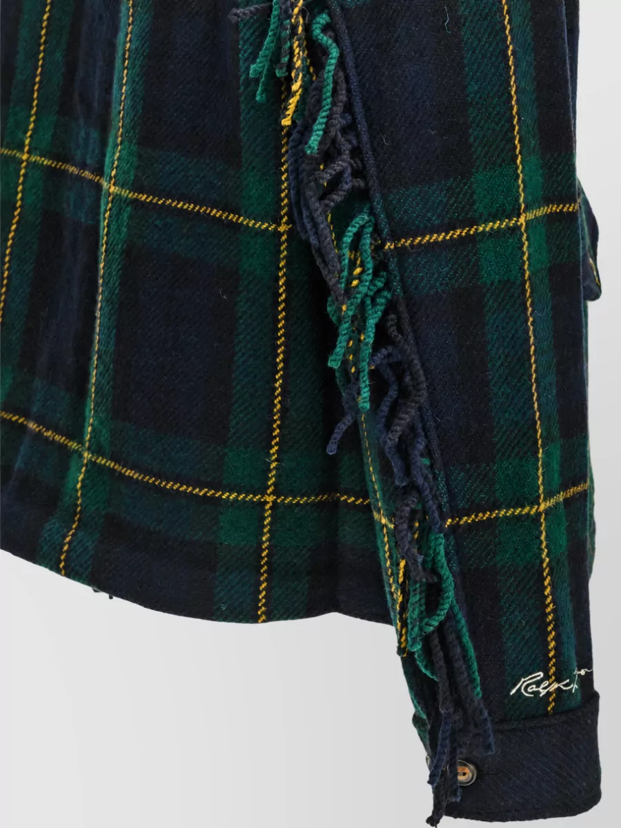 Polo Ralph Lauren Wool Single-Breasted Overshirt Jacket