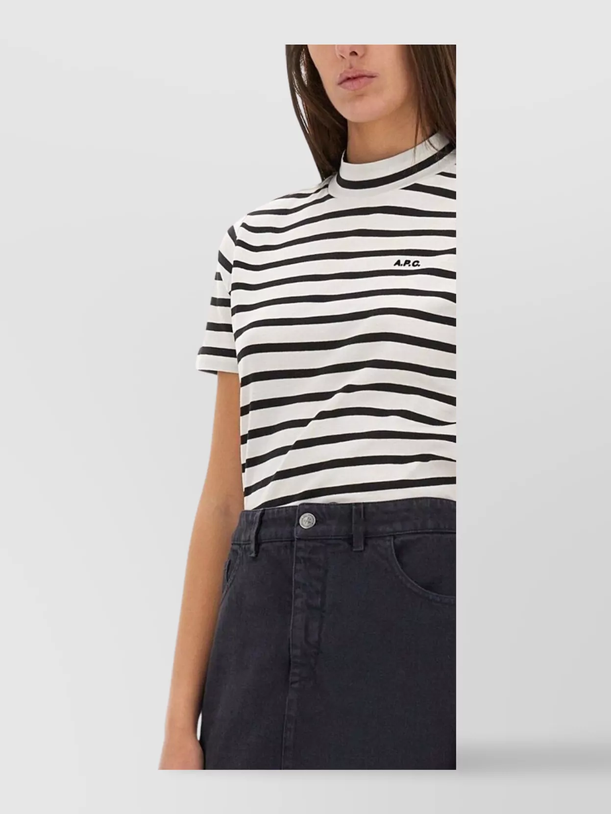 A.p.c. "Caroll" Striped Crew Neck T-Shirt