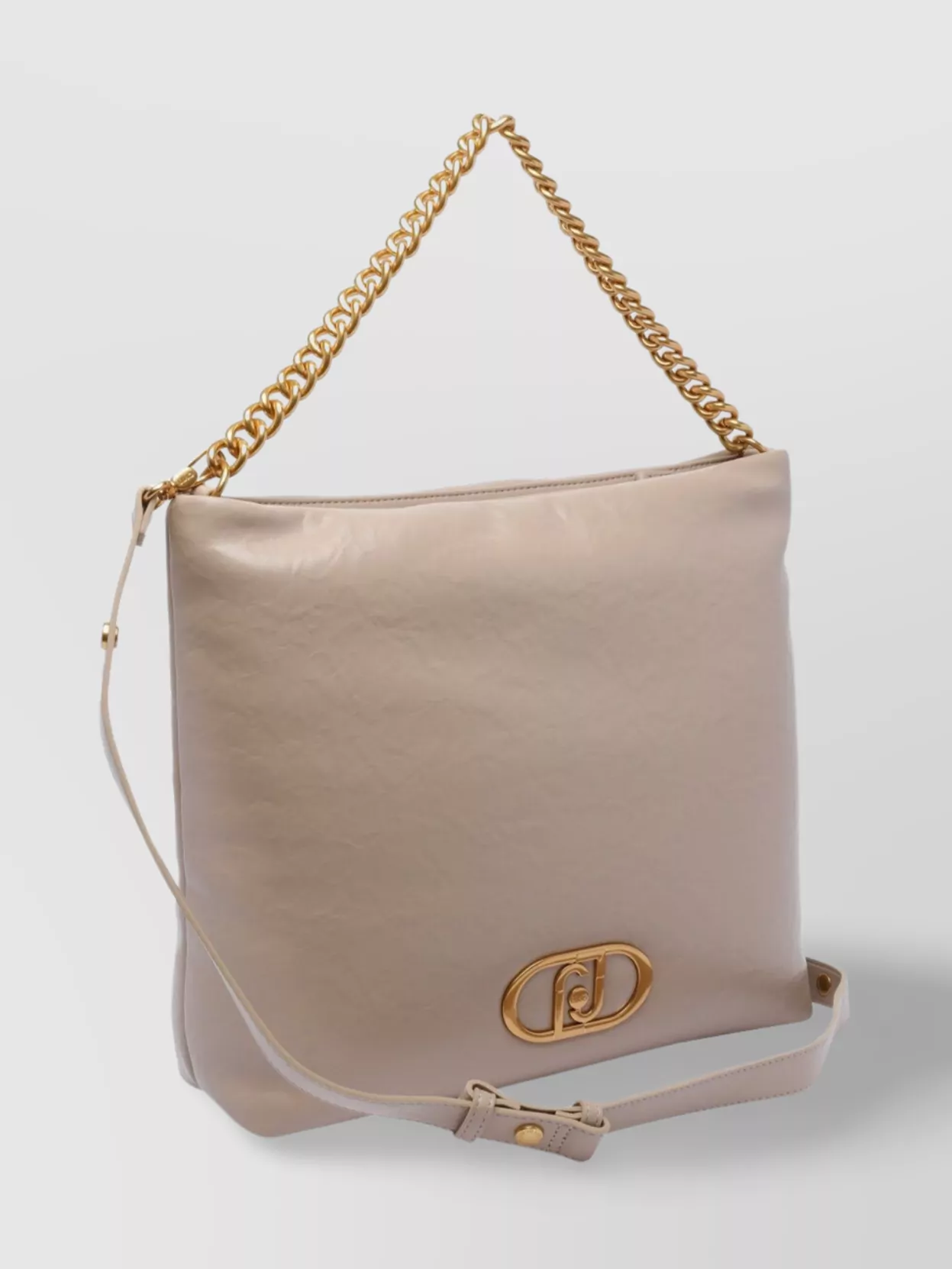 Liu •jo Liu Jo Beige Shoulder Bag With Chain Strap
