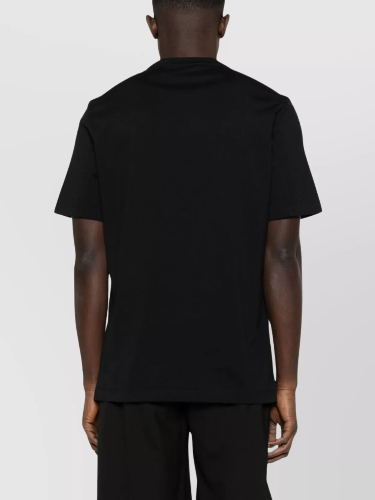 Shop Brunello Cucinelli Crew Neck T-shirt Graphic Print In Black