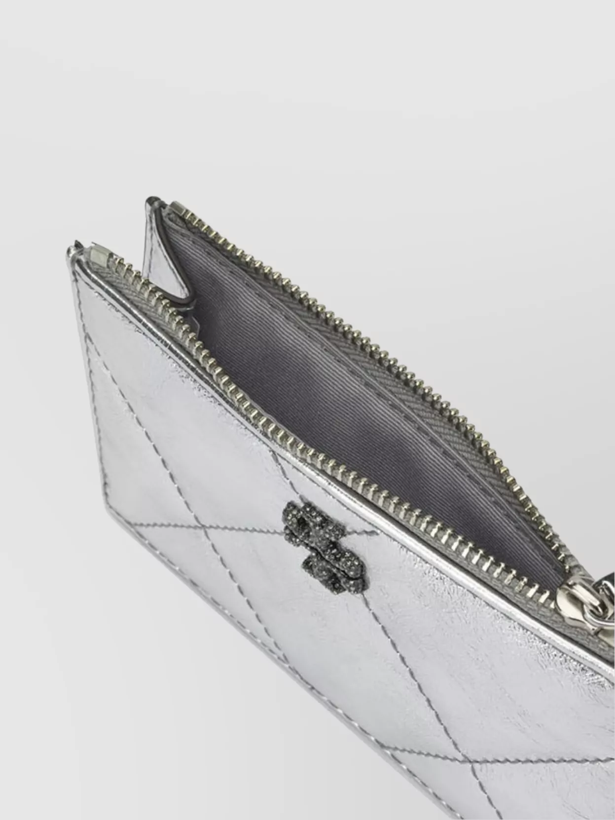 Tory Burch Metallic Quilted Wallets And Card Holders