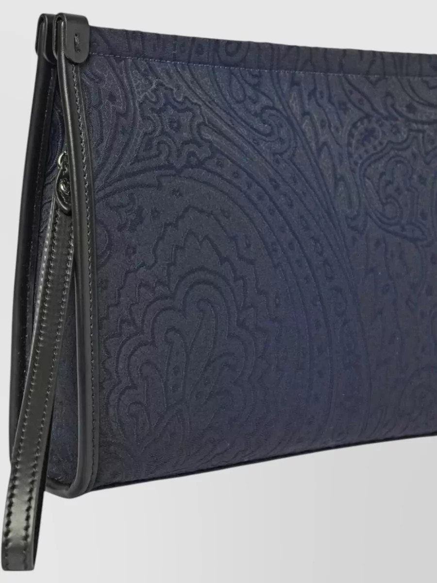 Etro Jacquard Nylon Clutch Bag