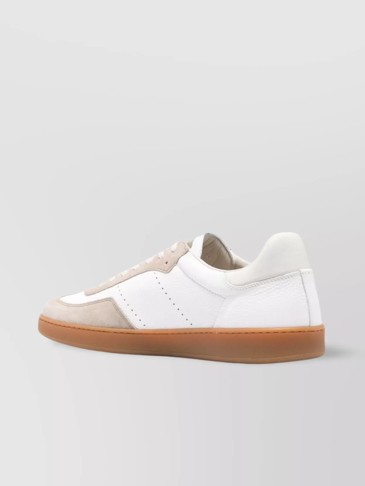Woolrich Perforated Rubber Sole Suede Panels Sneakers
