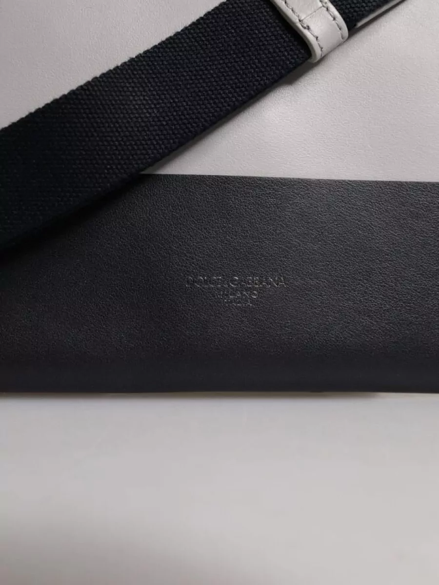 Dolce&Gabbana Leather Logo Embossed Belt Bag
