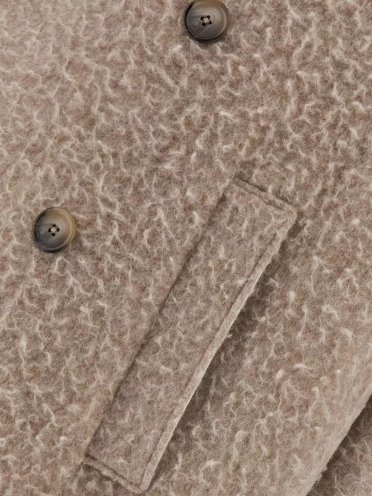 Dolce&Gabbana Vintage Effect Wool Blend Coat