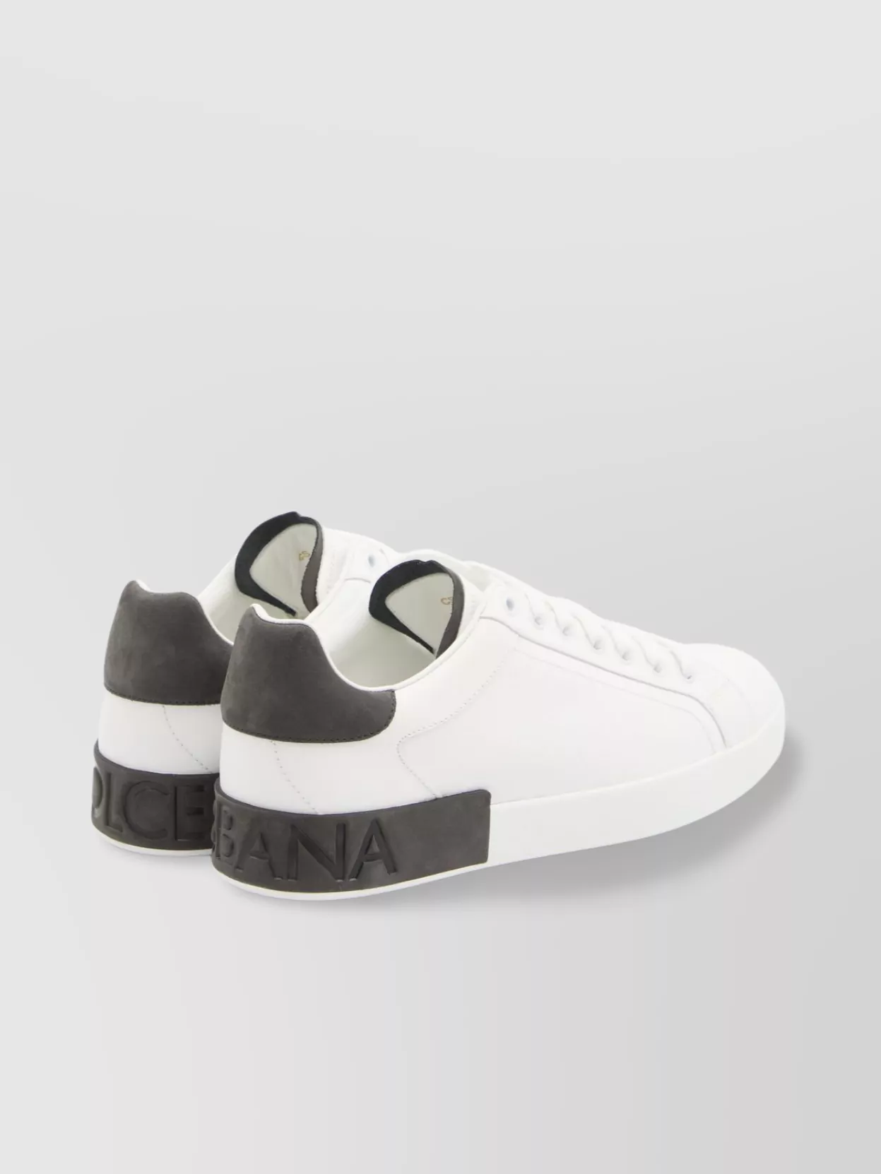 Dolce&Gabbana Portofino Sneakers Leather Rubber Sole