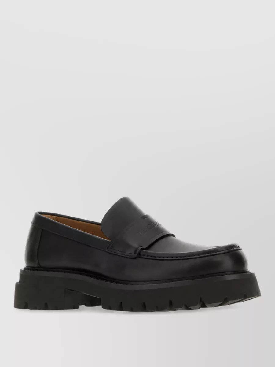 Ferragamo leather loafers
