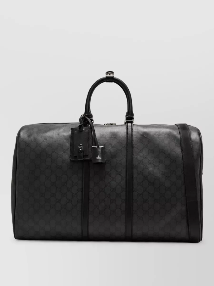 Gucci large coated fabric duffle bag