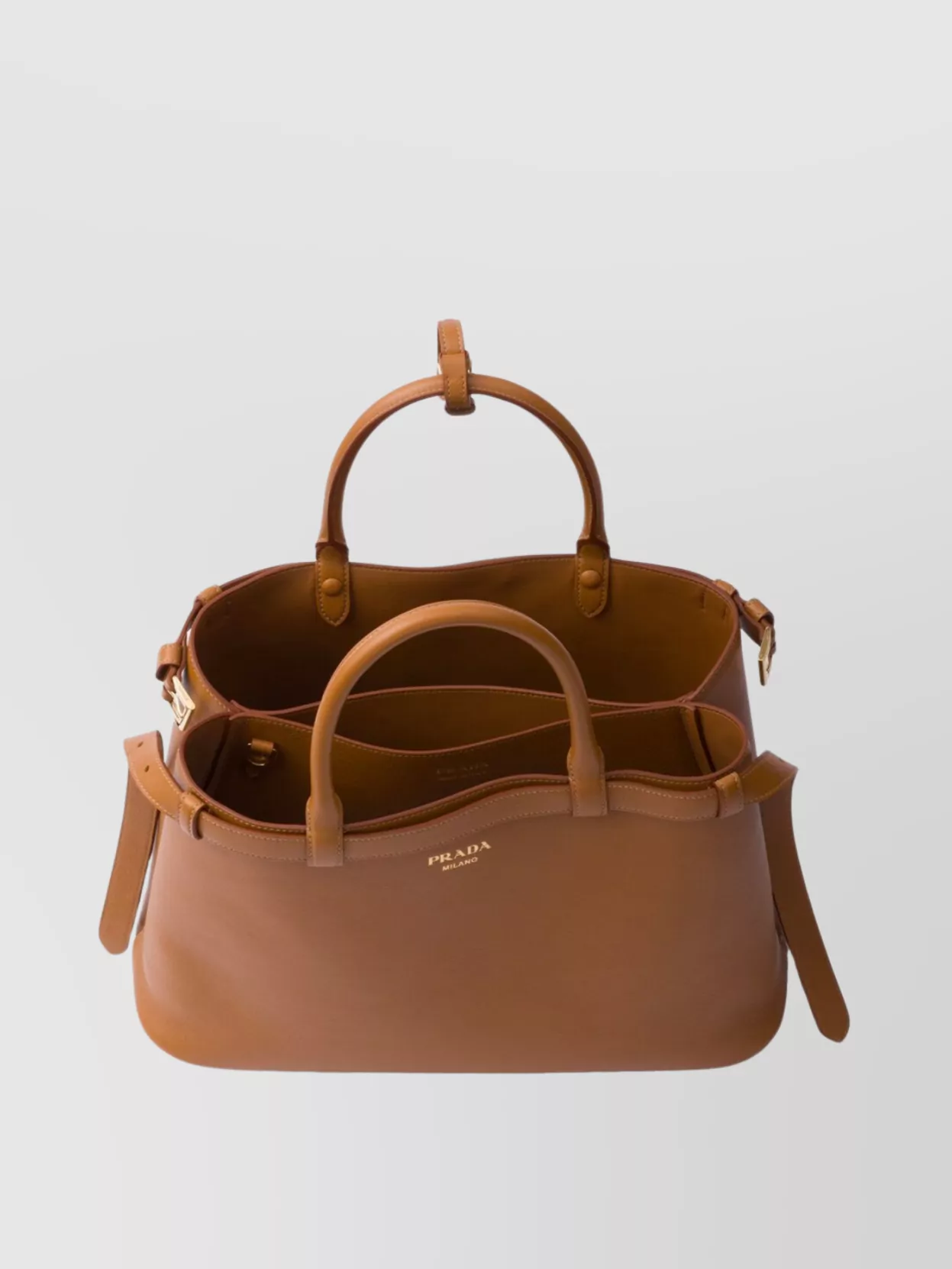 Prada Medium Buckle Bag Double Handles