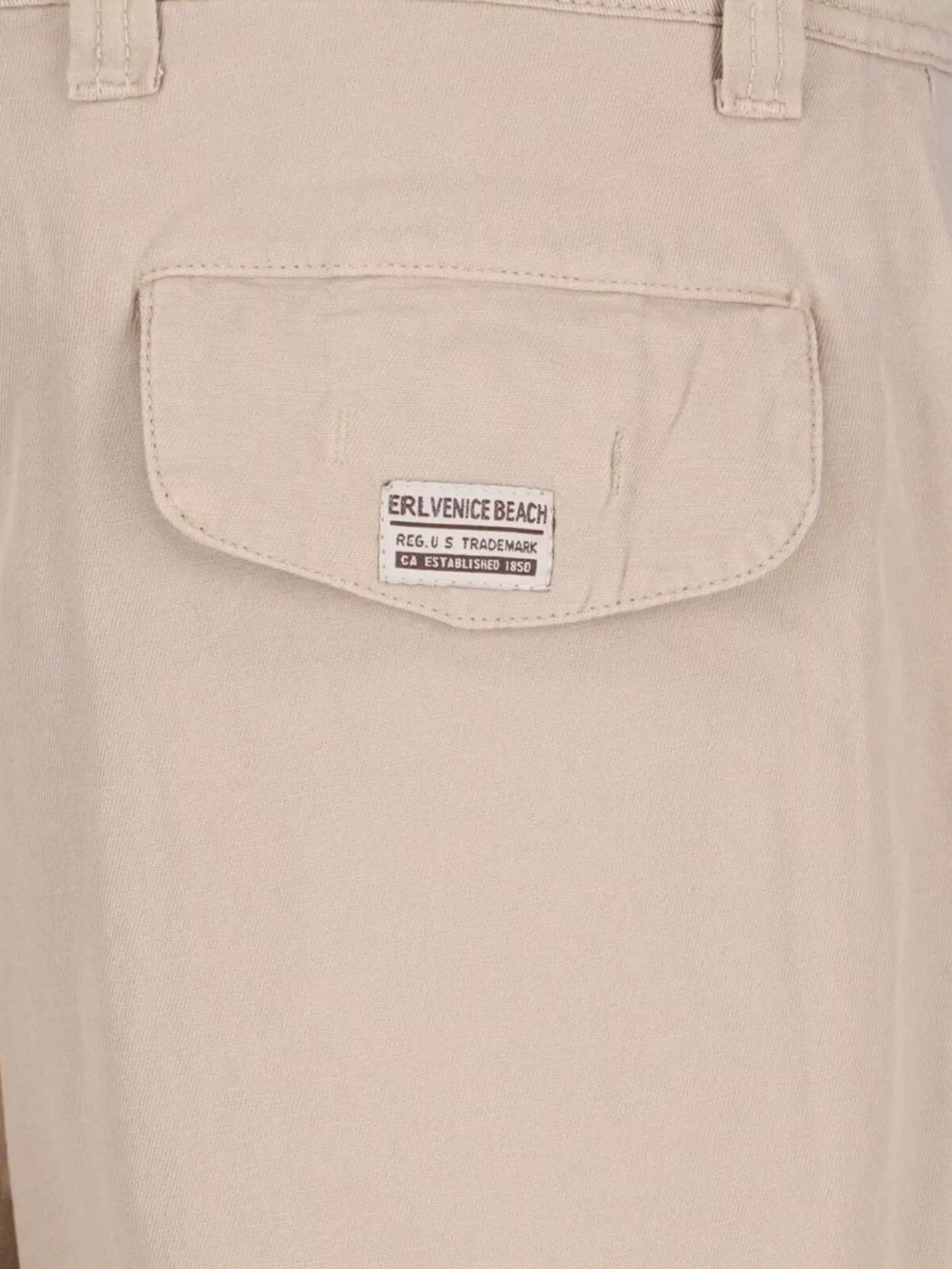 Erl Straight Pleated Shorts Frayed Hem