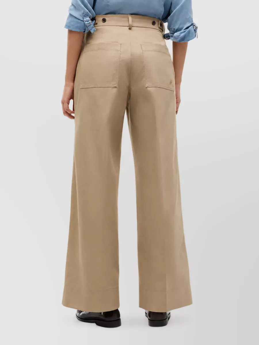 Tommy Hilfiger Cotton Wide-Leg Chinos