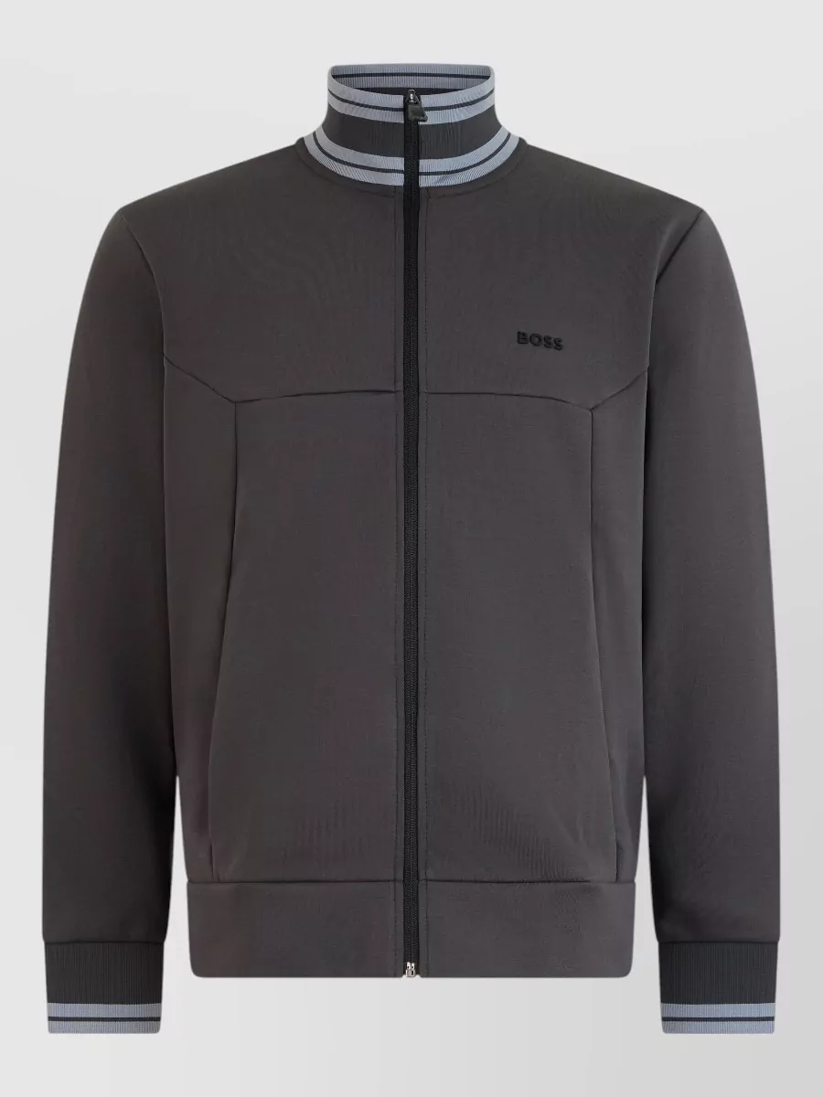 Boss Cotton zip hoodie