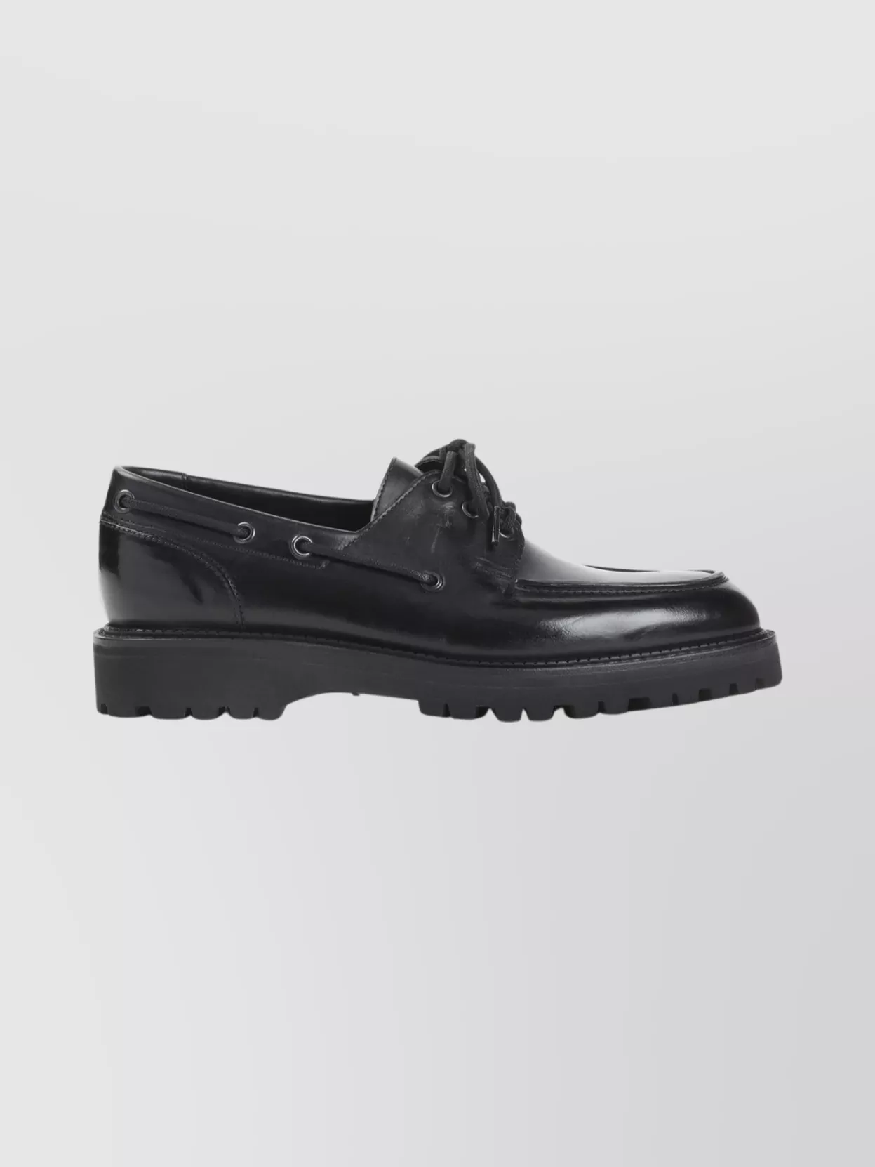 John Lobb Tide Dew Hide Hilly Derby Shoes In Black