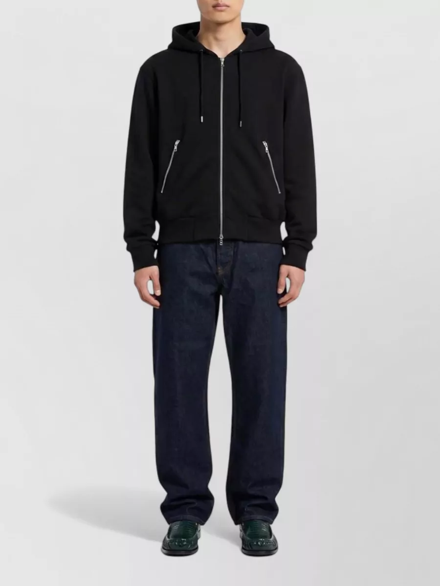 Dries Van Noten Cotton Oversized Zip-Up Hooded Jacket