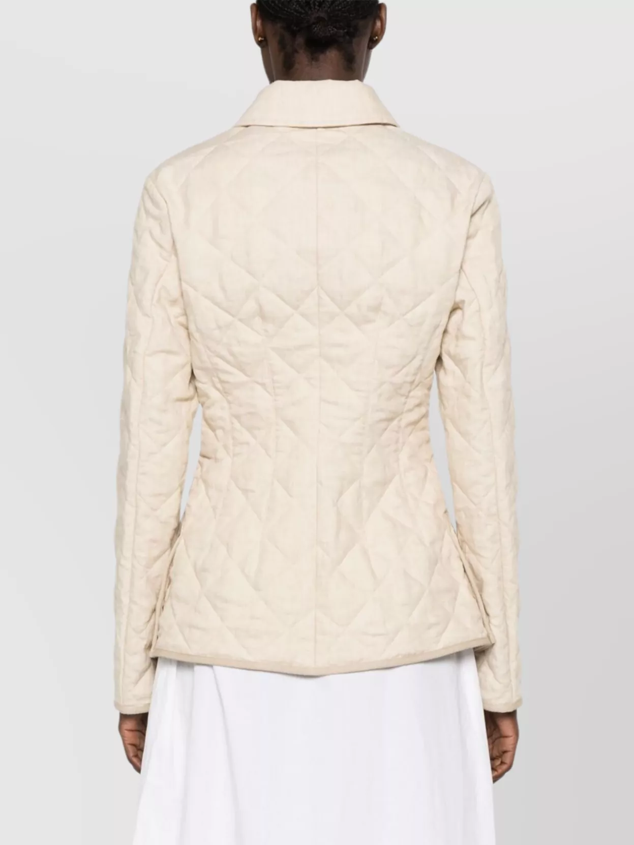Moncler Quilted Jacket With Collared Neck And Pockets
