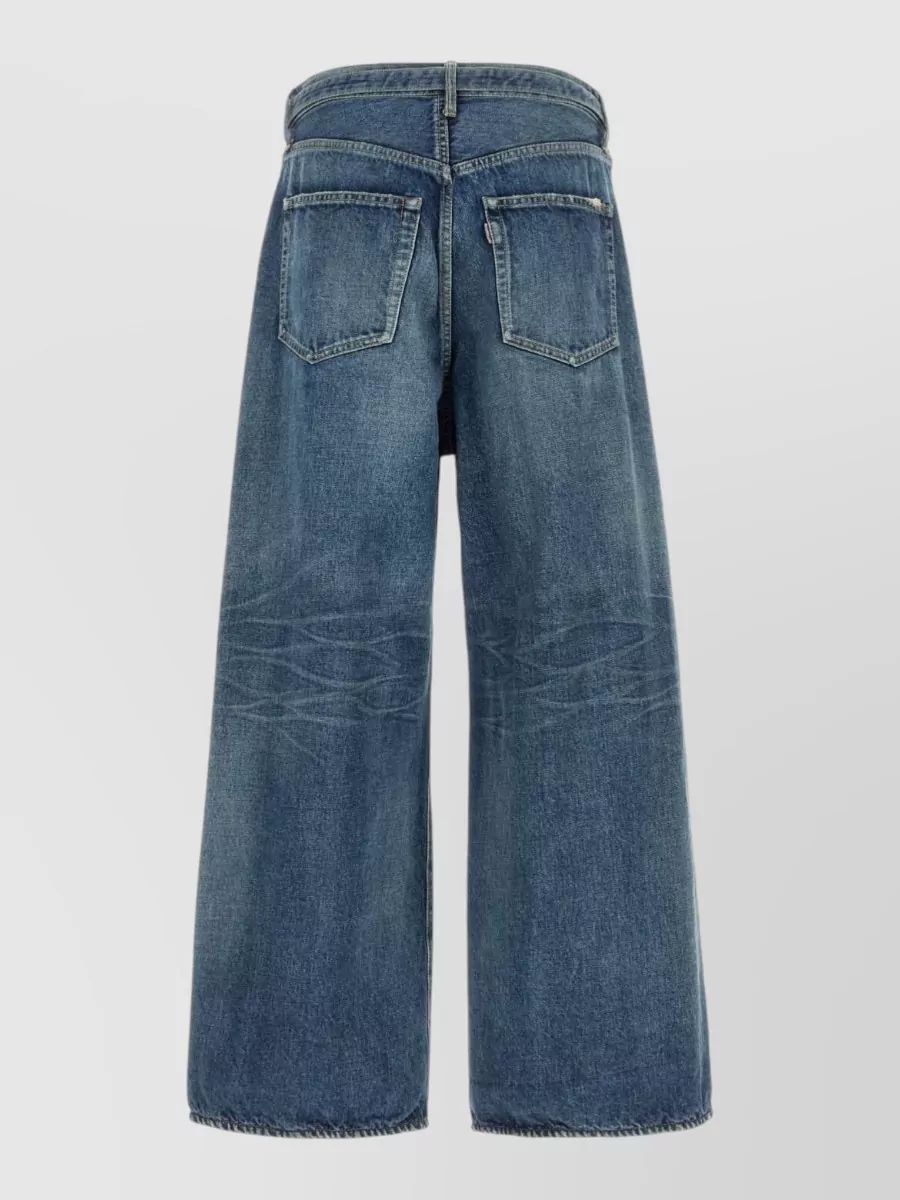 Sacai Denim Wide-Leg Trousers