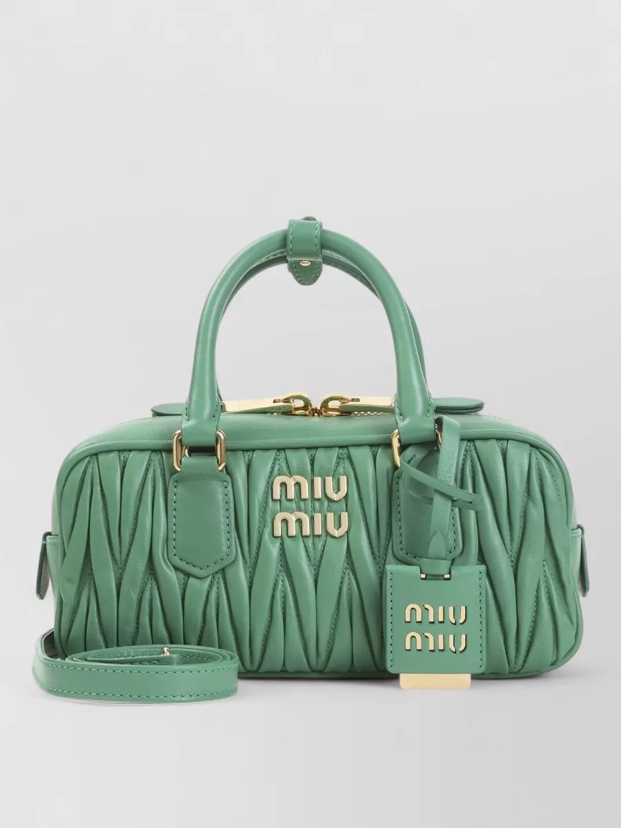 Miu Miu Matelassé lamb leather mini bag