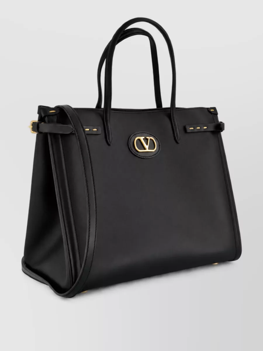 Valentino Garavani Antibes Medium Leather Tote Bag