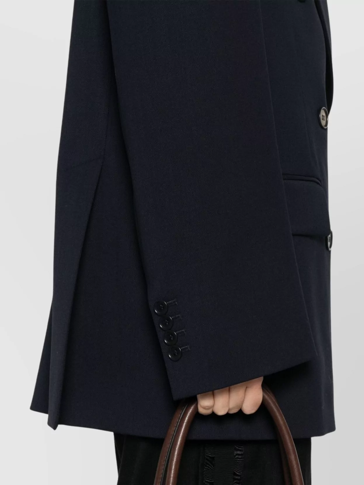 Parosh Luxe Wool Blend Blazer With Peak Lapels