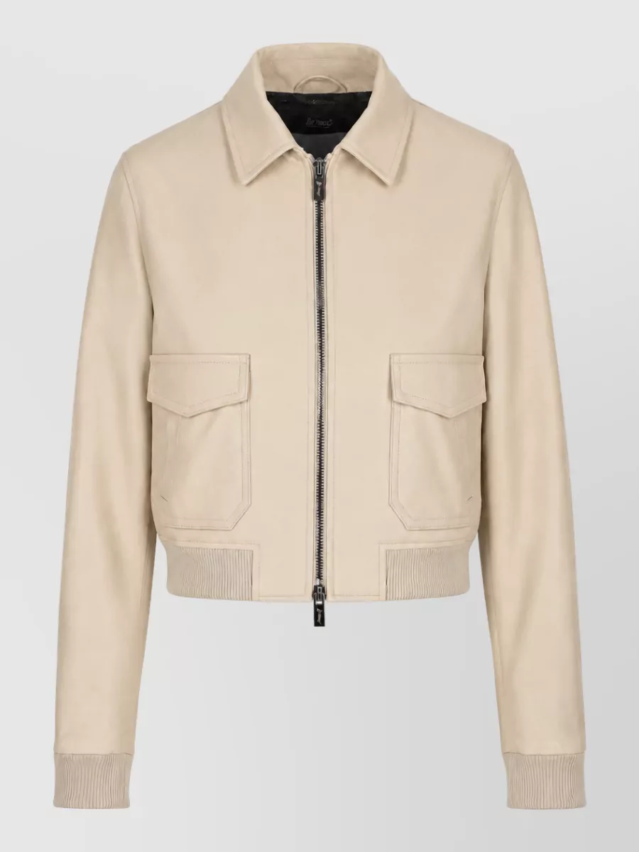 La Rose leather coat
