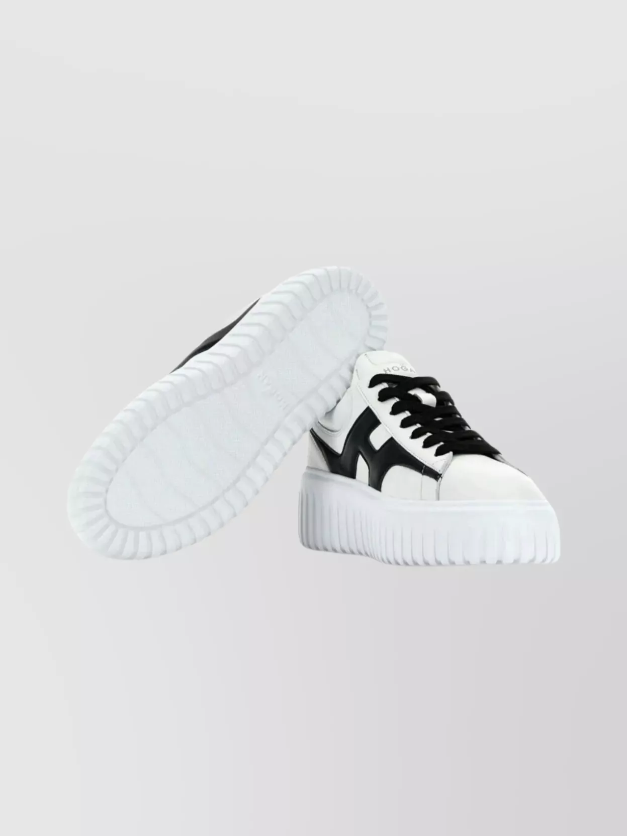 Hogan Sneakers With Contrast Panel And Round Toe