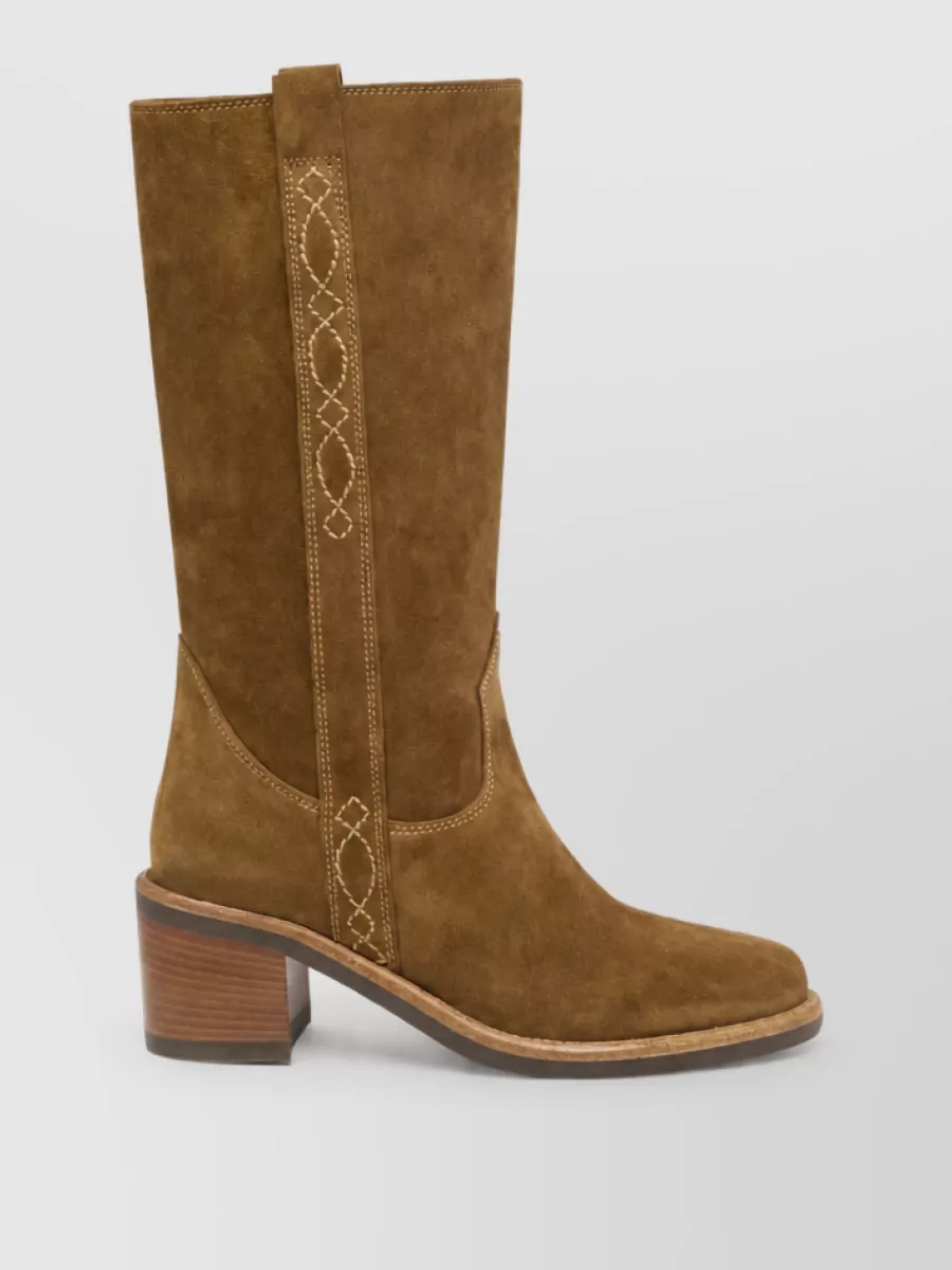 Ash leather ankle boots