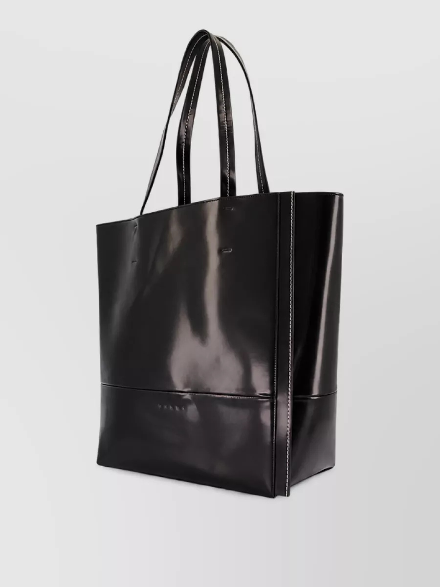 Marni Leather shopper bag