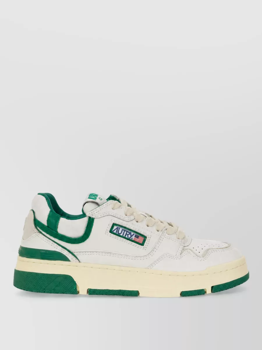 Autry Leather Lace-Up Sneakers