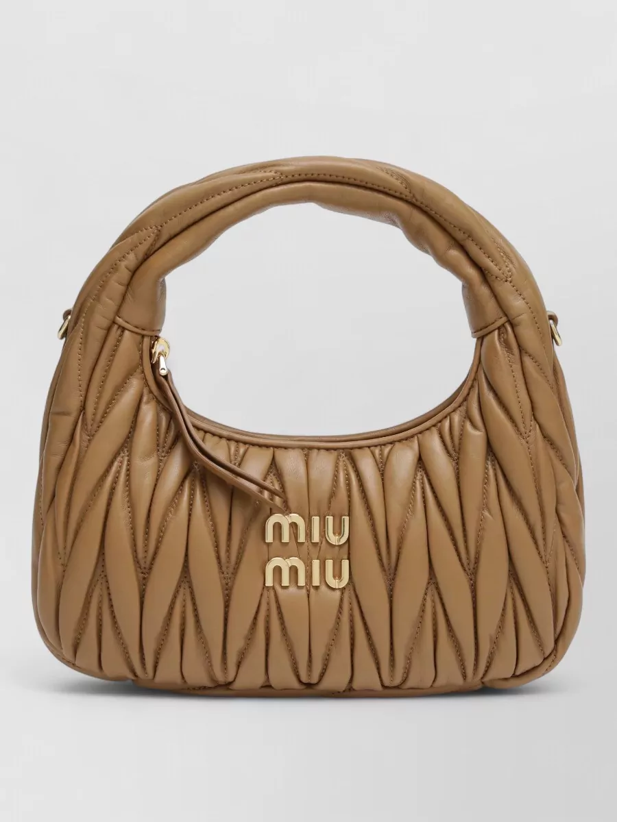 Miu Miu matelassé shoulder bag