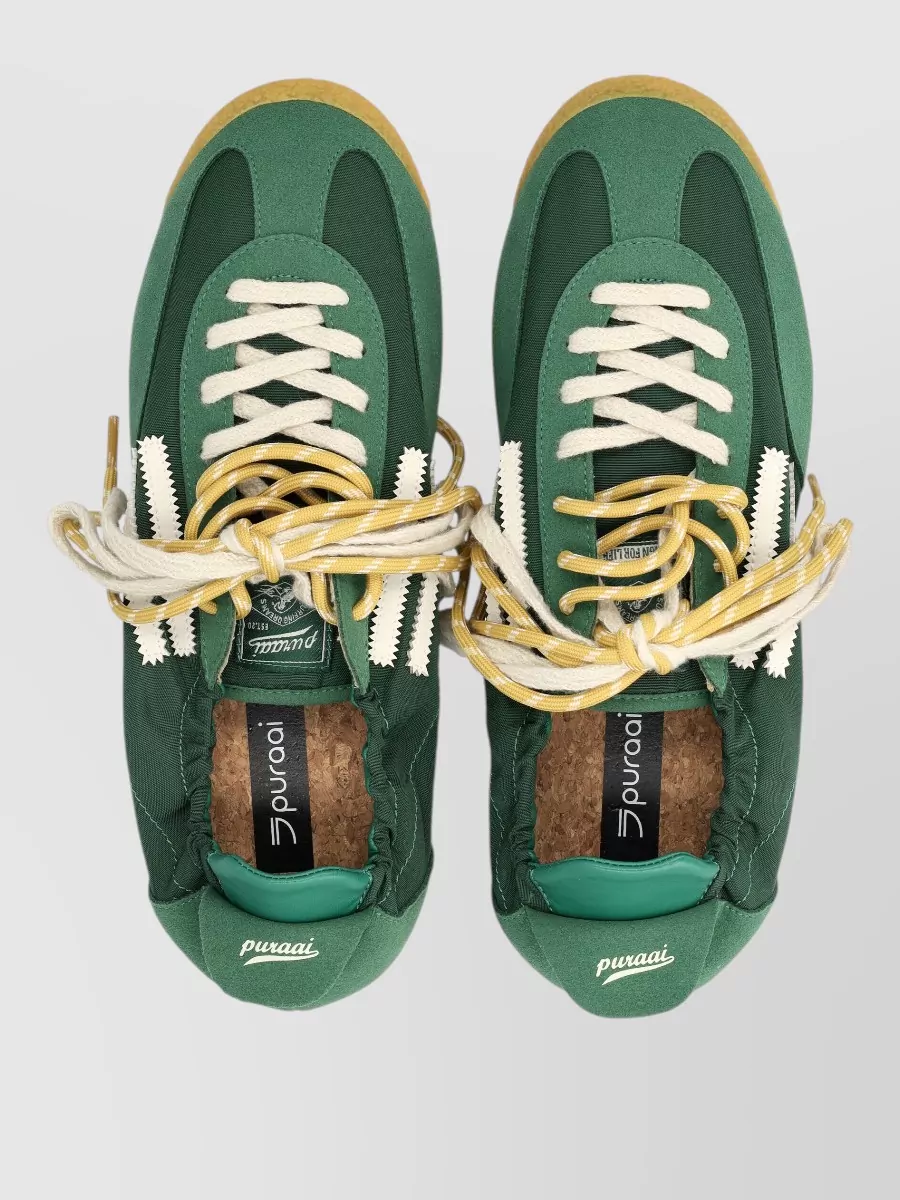 Puraai Vegan Leather Low-Top Sneakers