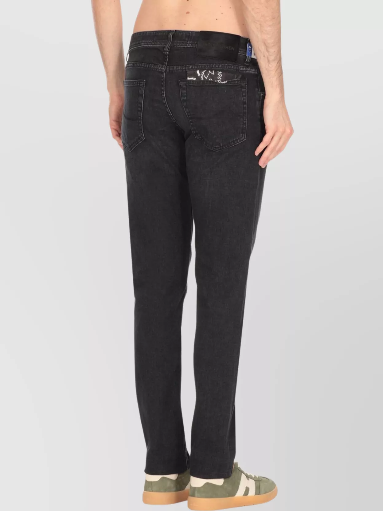Jacob Cohen Straight Cotton Jeans Belt Loops