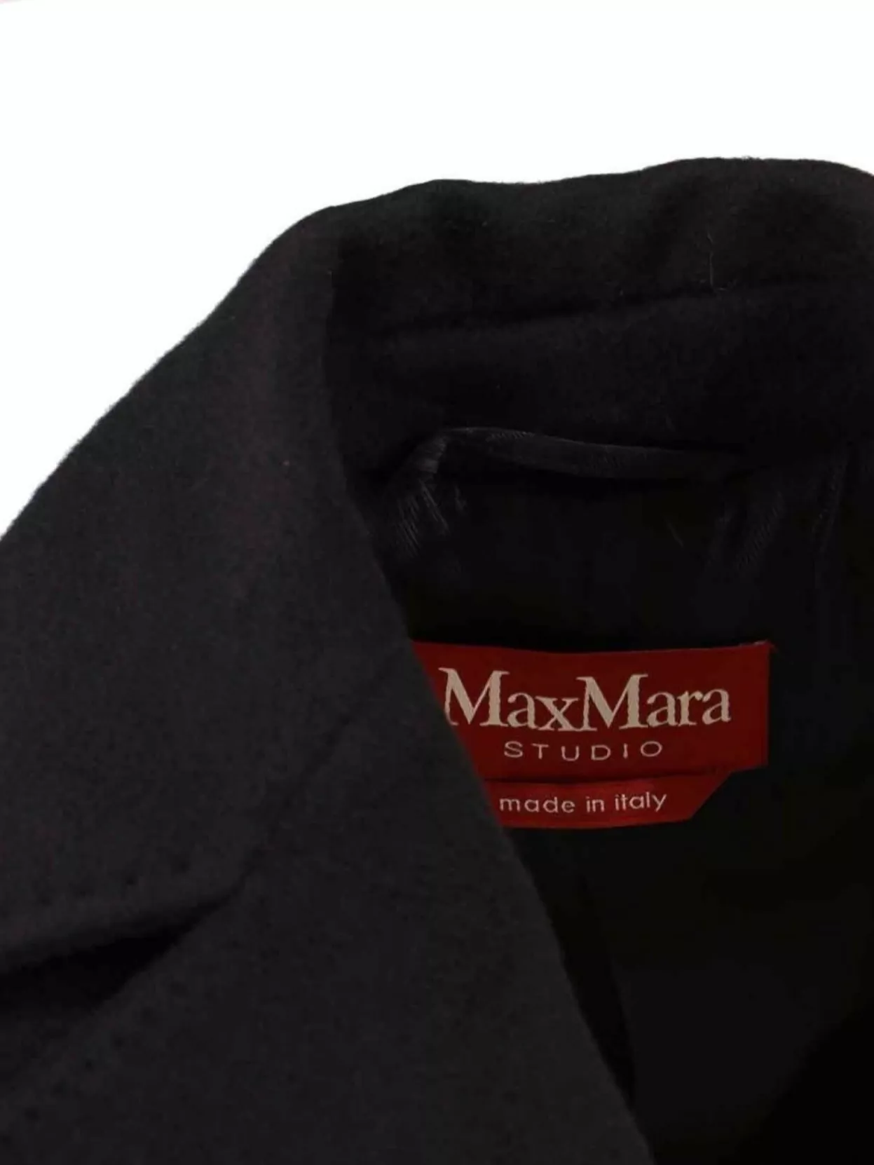 Max Mara Waist Belted Long Length Lapels Pockets