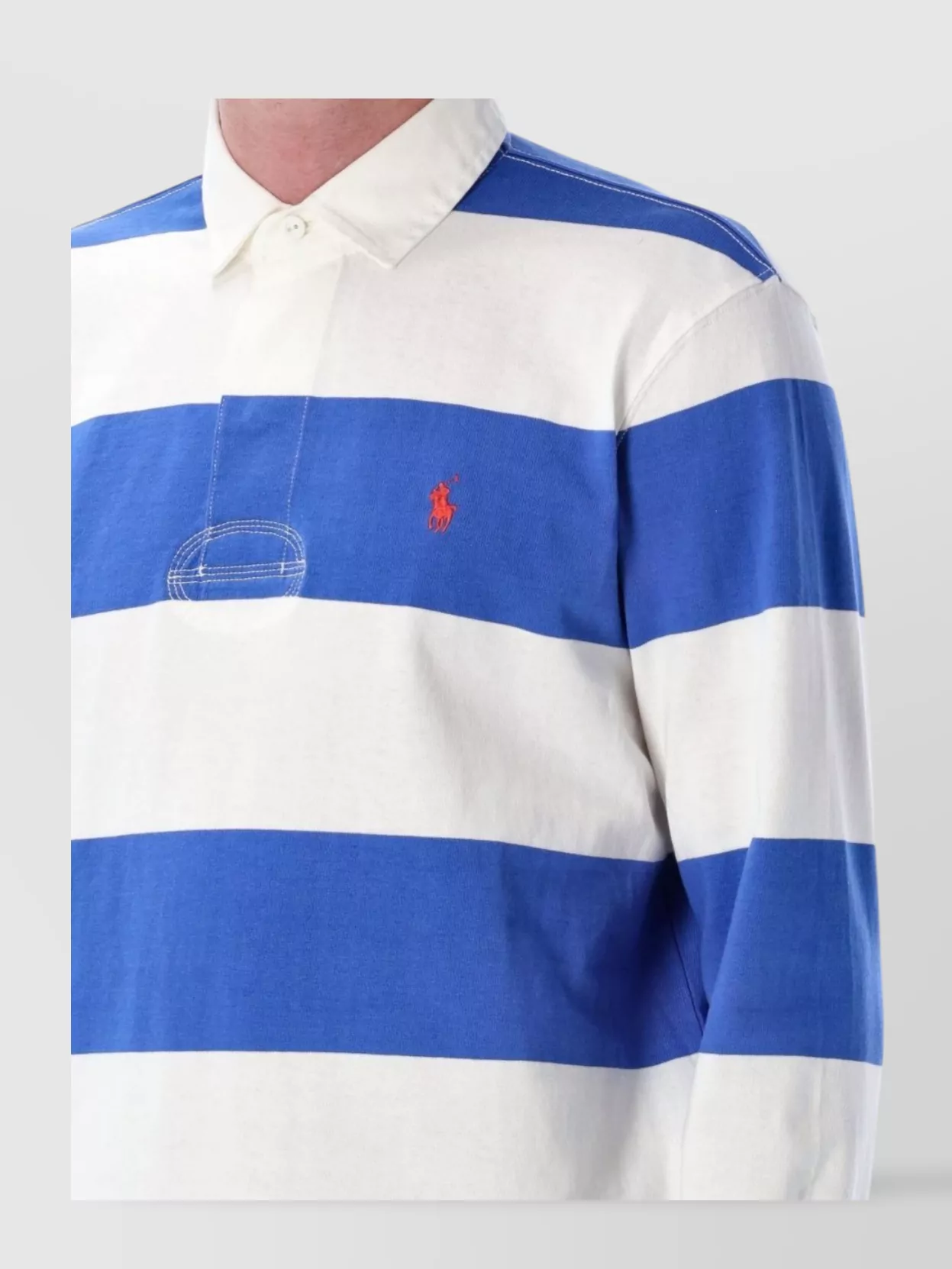 Polo Ralph Lauren Long Sleeve Striped Rugby Polo