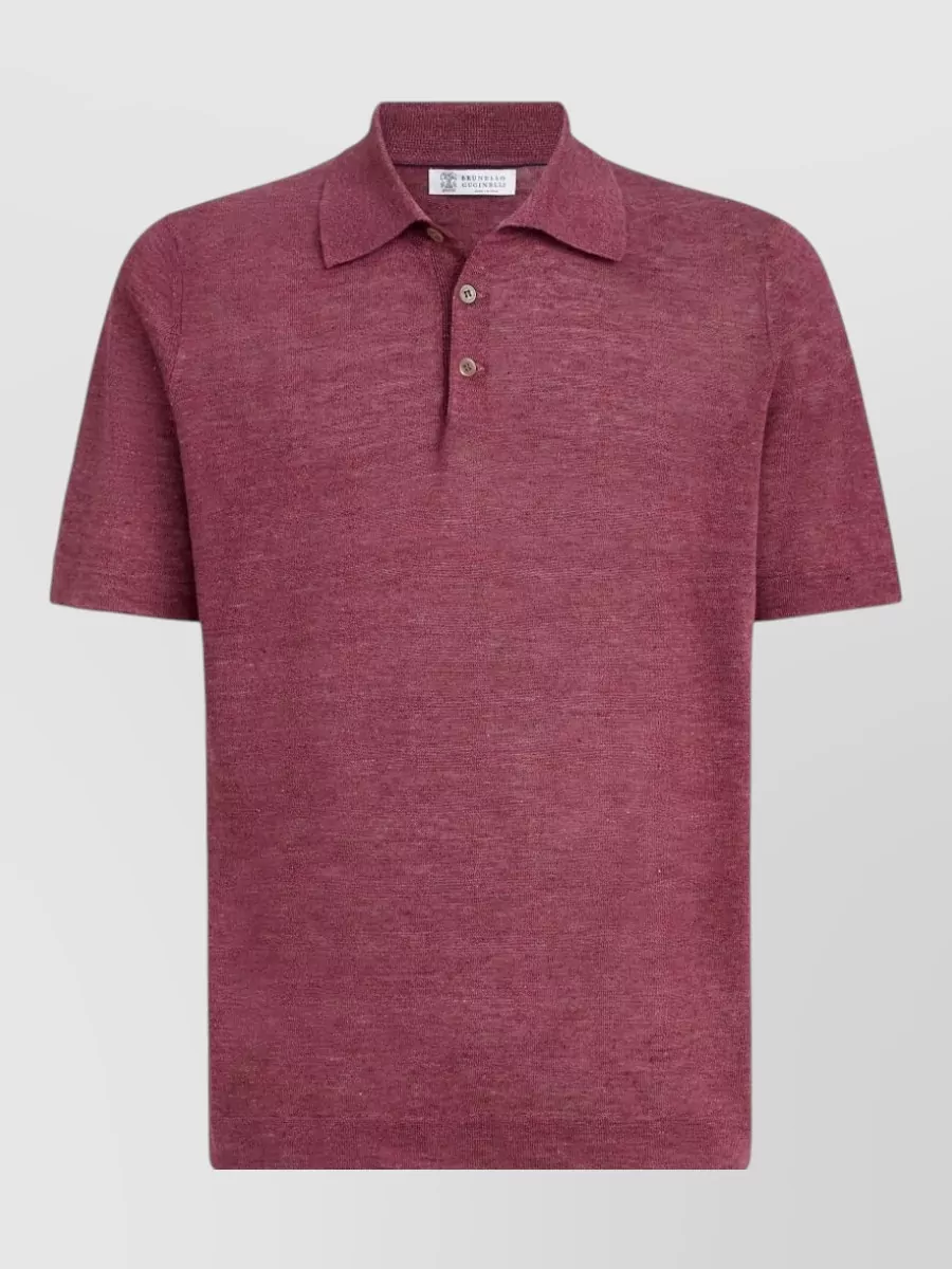Brunello Cucinelli Striped Polo Shirt