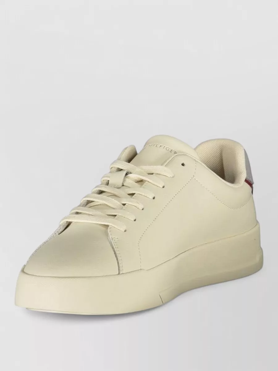 Tommy Hilfiger leather lace-up sneakers
