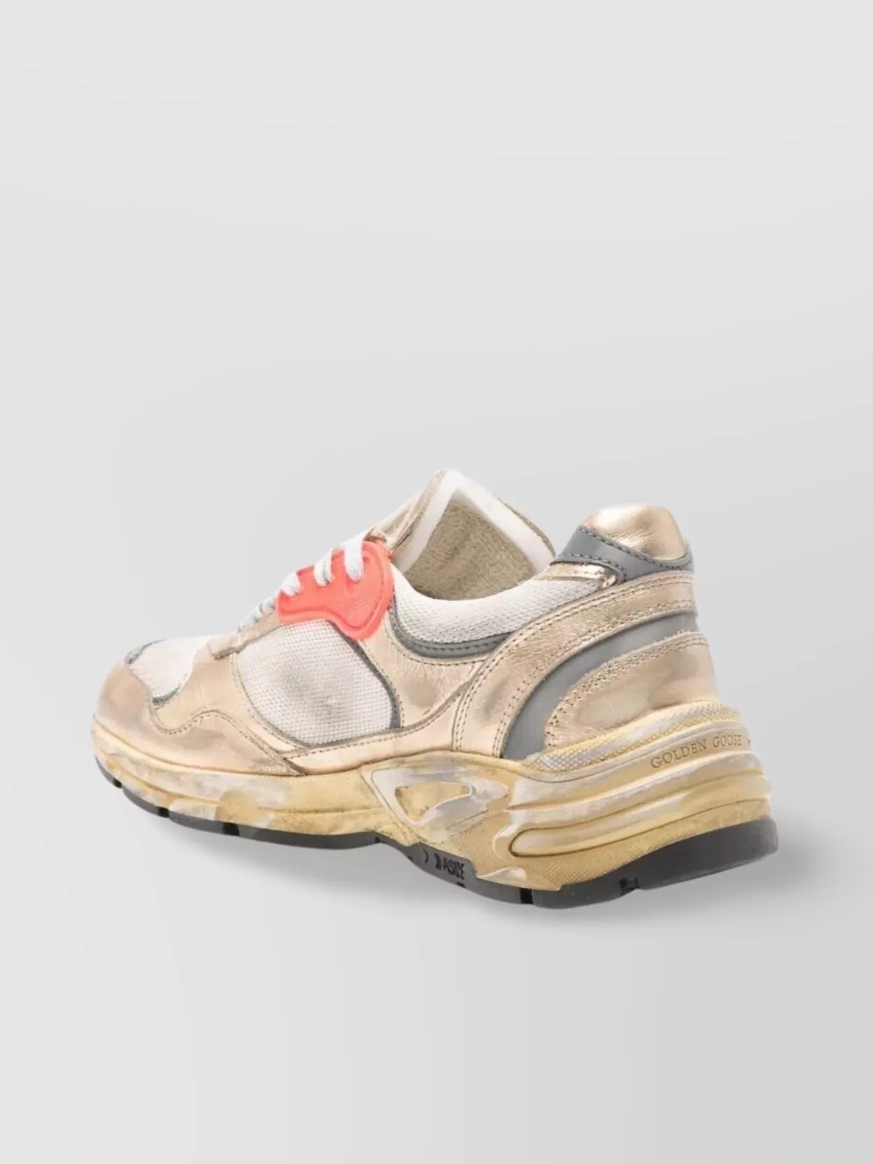 Golden Goose Mesh And Leather Sneakers