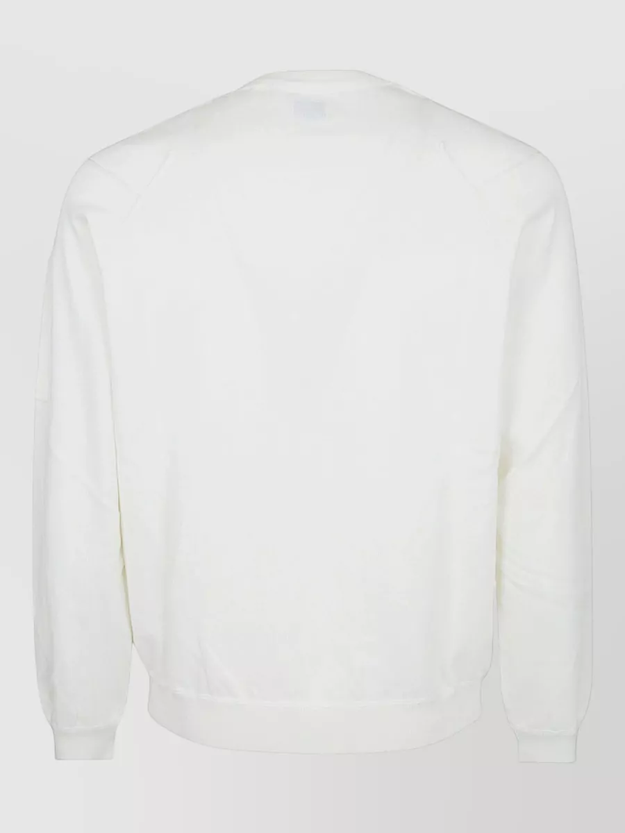 C.p. Company Cotton Ribbed Crewneck Sweater