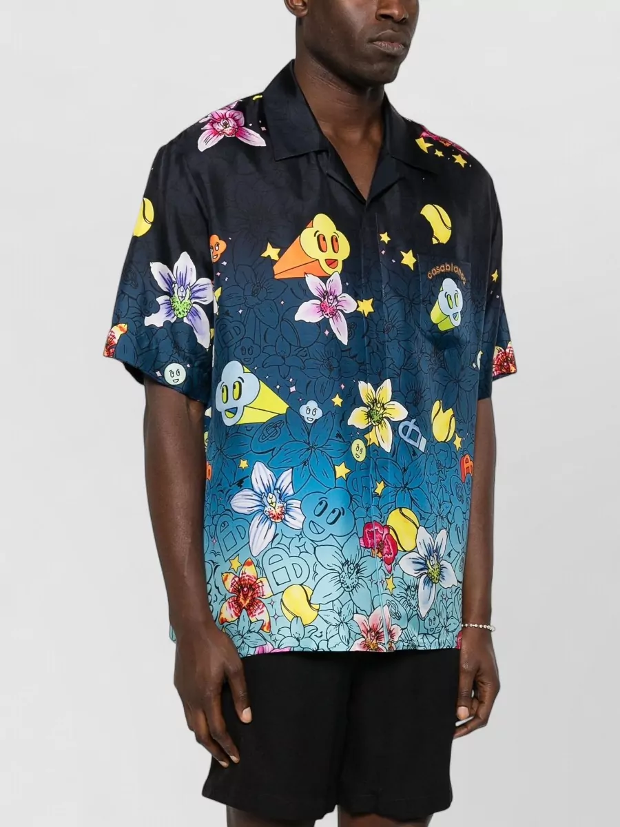 Casablanca Short-Sleeve Cuban Shirt