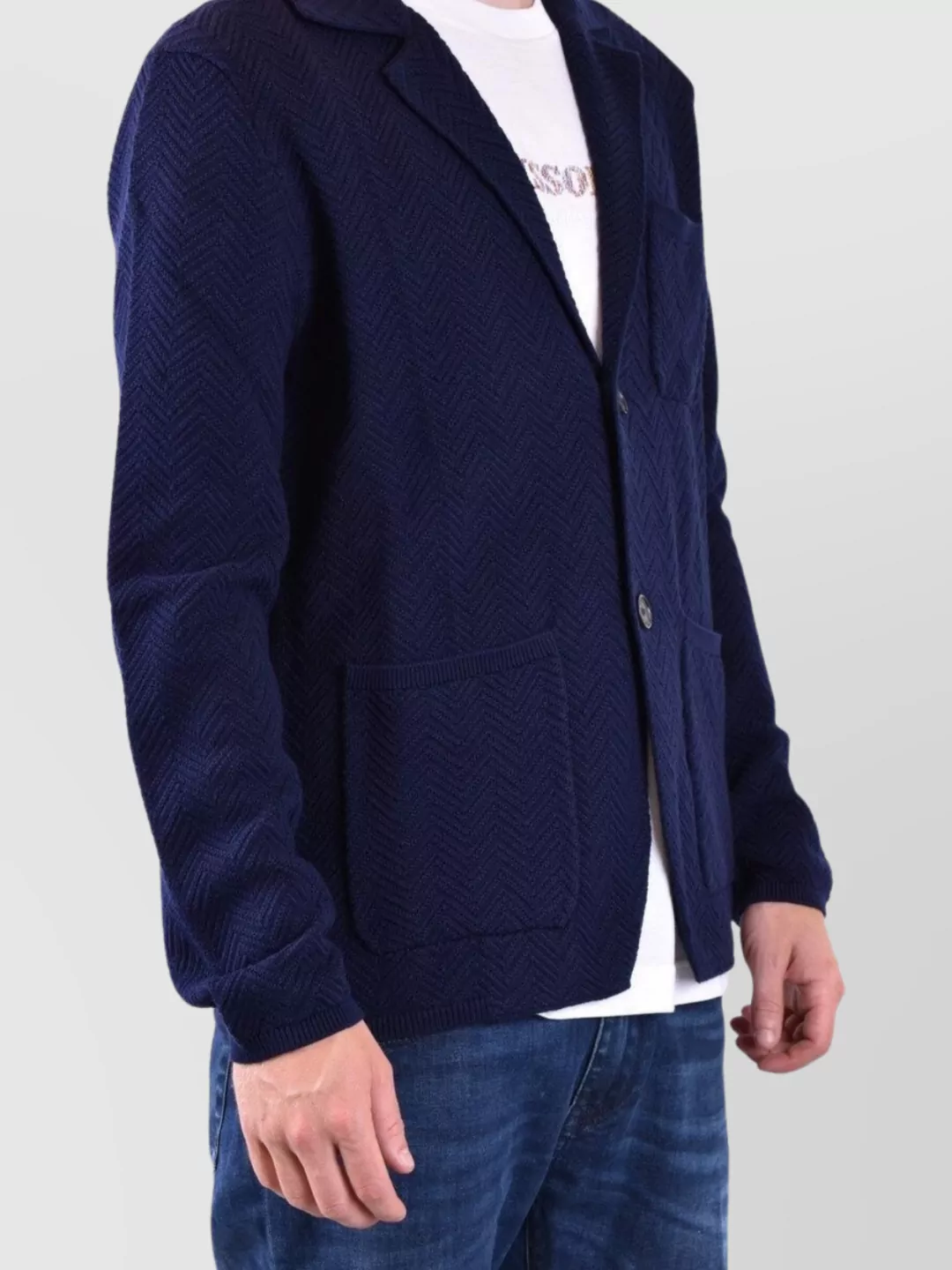Missoni Tailored Jackets Featuring Front Pockets