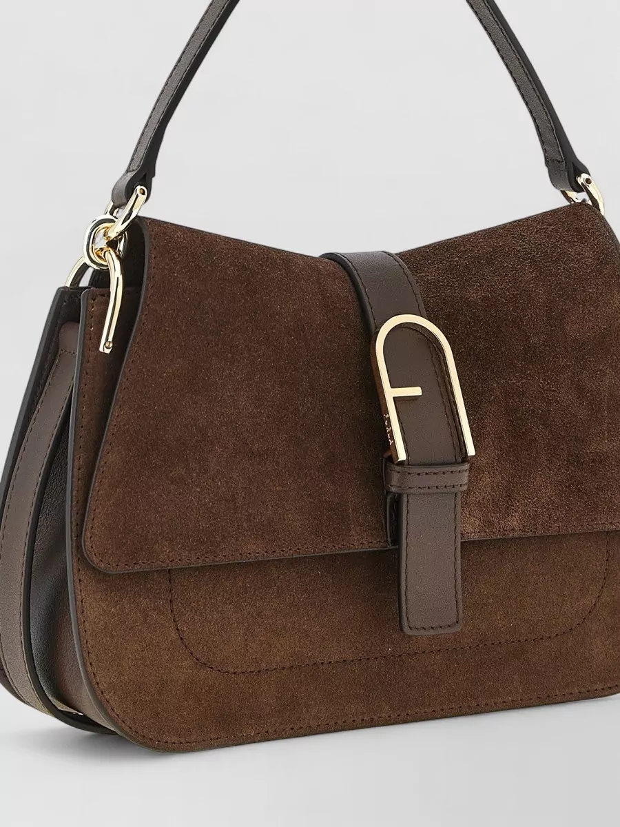 Furla Flow Medium Leather Shoulder Bag